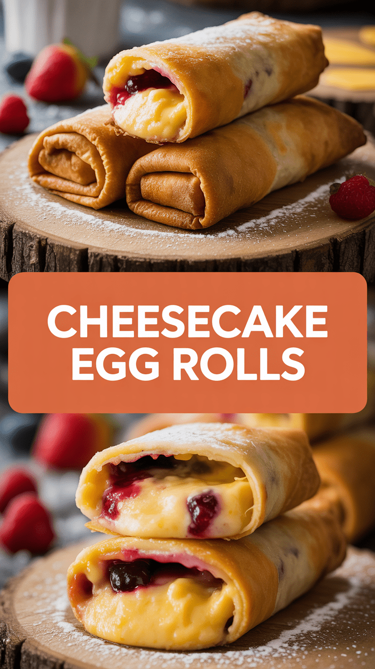 Cheesecake Egg Rolls