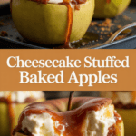 Cheesecake Stuffed Baked Apples