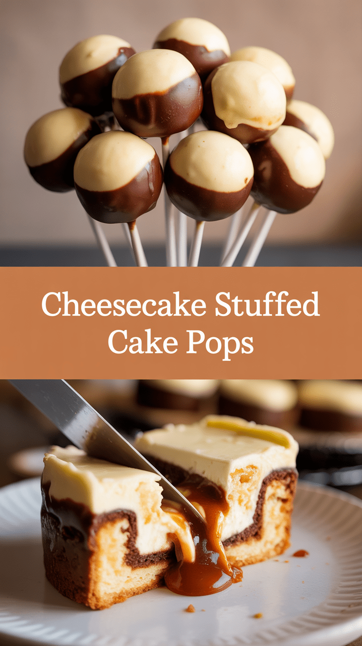 Cheesecake Stuffed Cake Pops