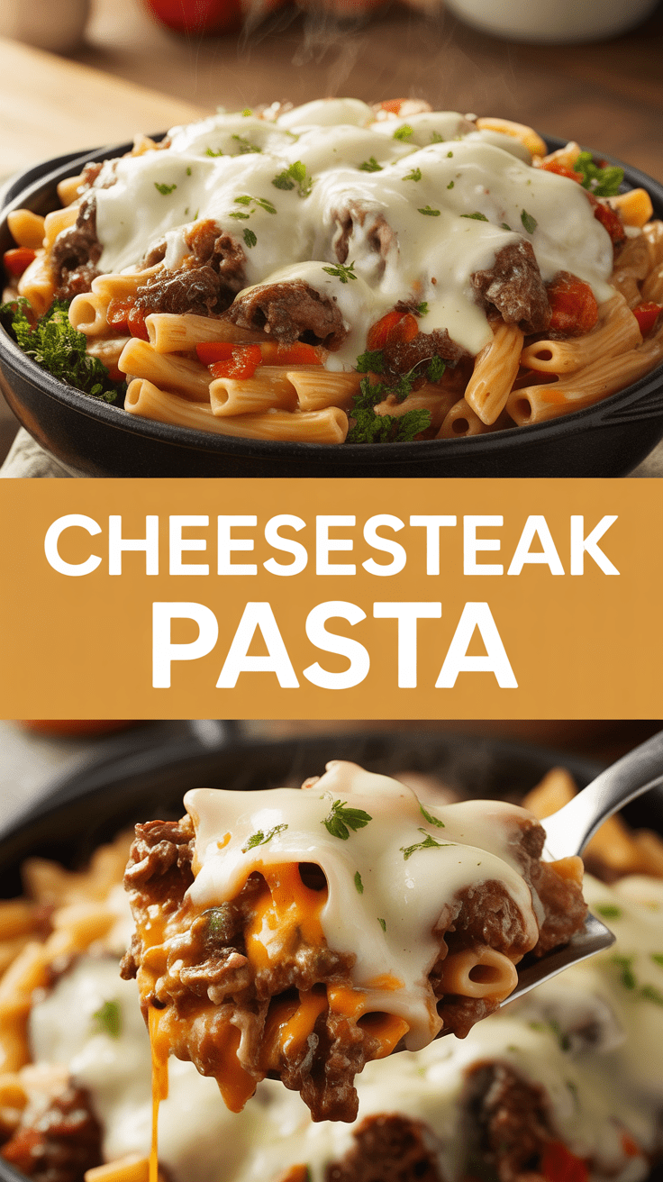 Cheesesteak Pasta