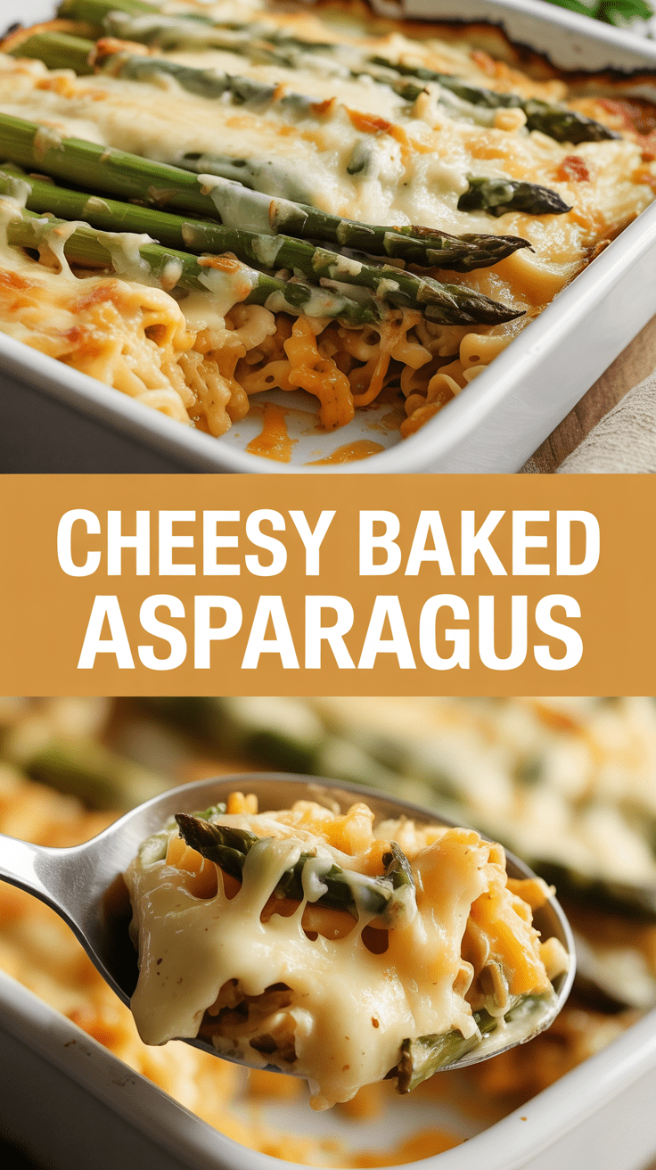 Cheesy Baked Asparagus