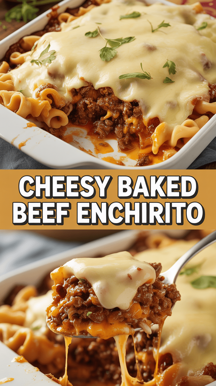 Cheesy Baked Beef Enchirito