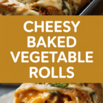 Cheesy Baked Vegetable Rolls
