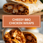 Cheesy Bbq Chicken Wraps