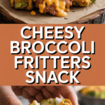 Cheesy Broccoli Fritters Snack