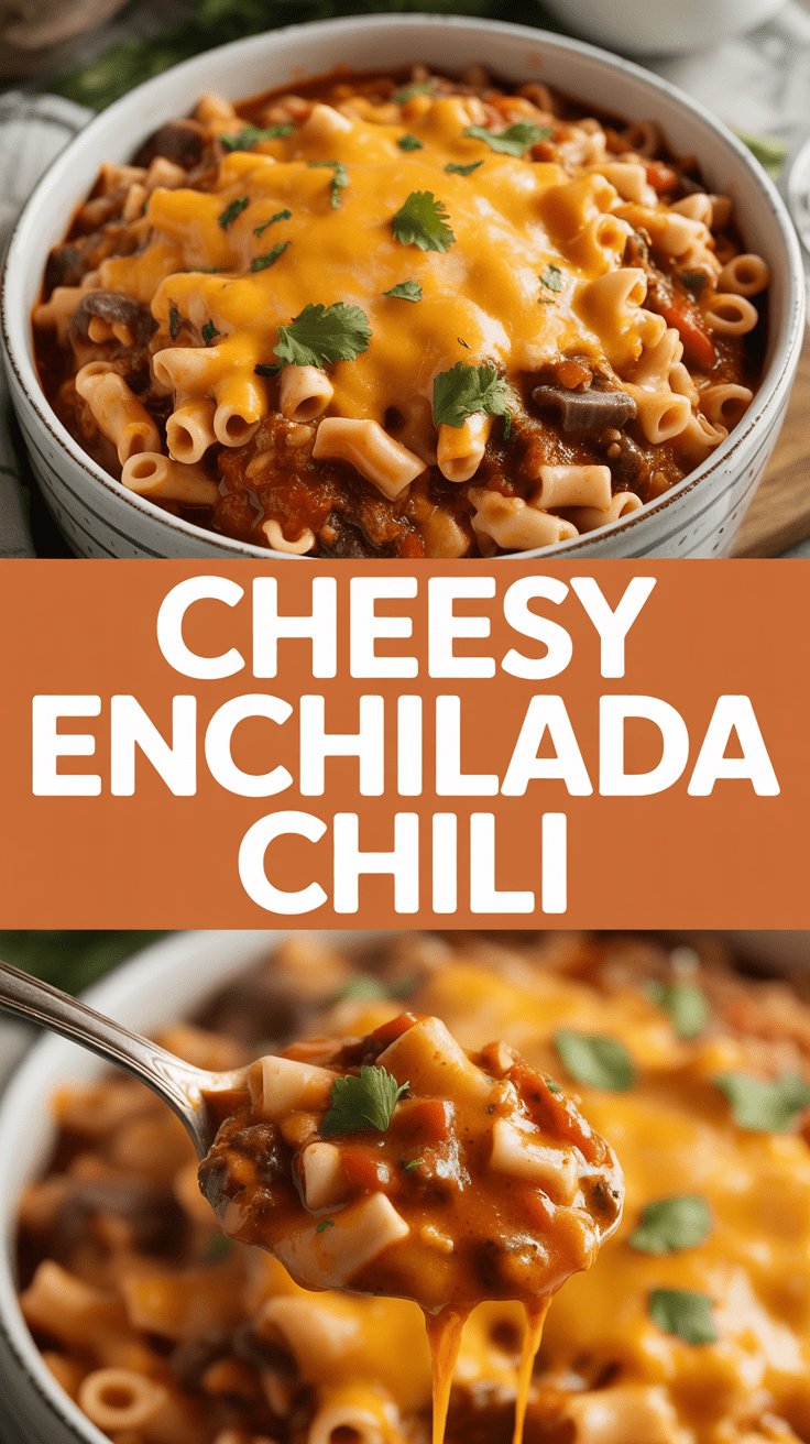 Cheesy Enchilada Chili