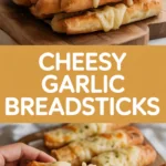 Cheesy Garlic Breadsticks Cheesy Garlic Breadsticks