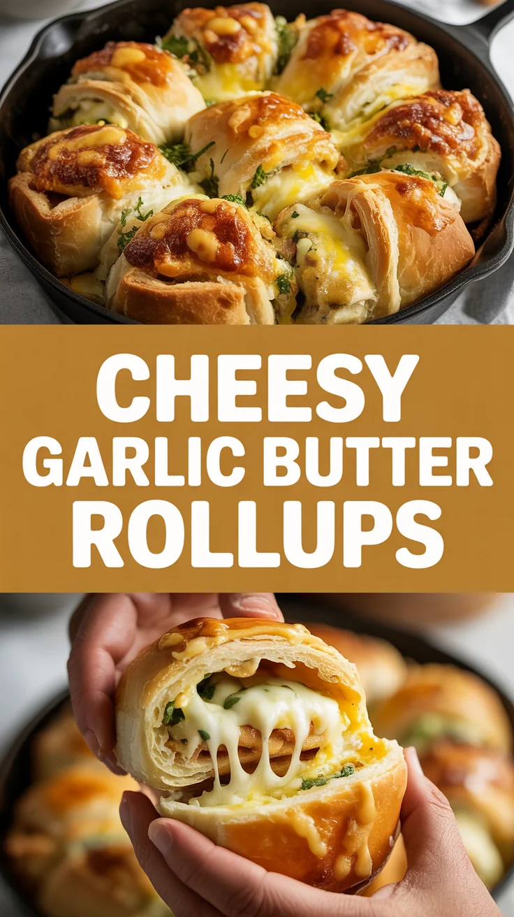 Cheesy Garlic Butter Rollups