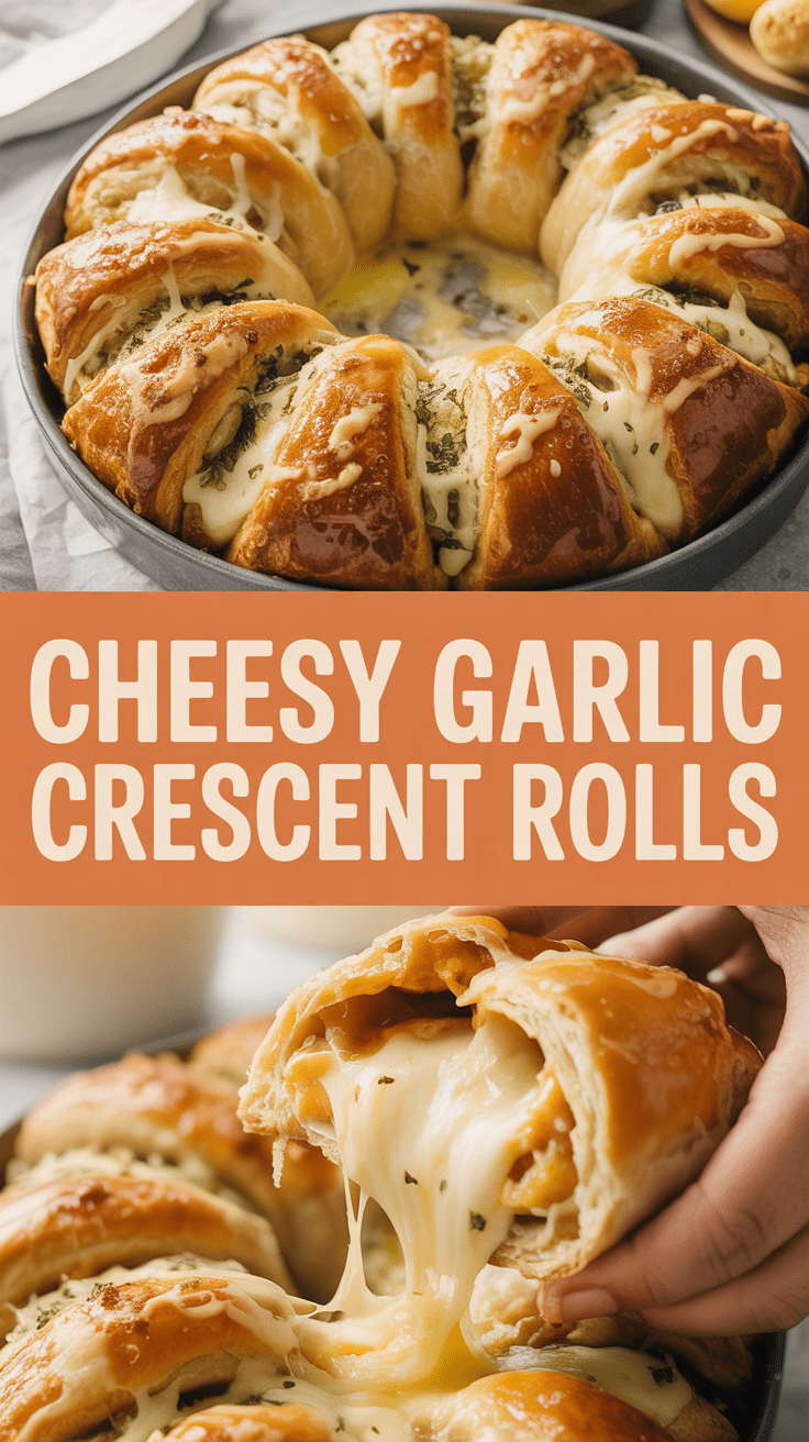 Cheesy Garlic Crescent Rolls