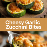 Cheesy Garlic Zucchini Bites Cheesy Garlic Zucchini Bites