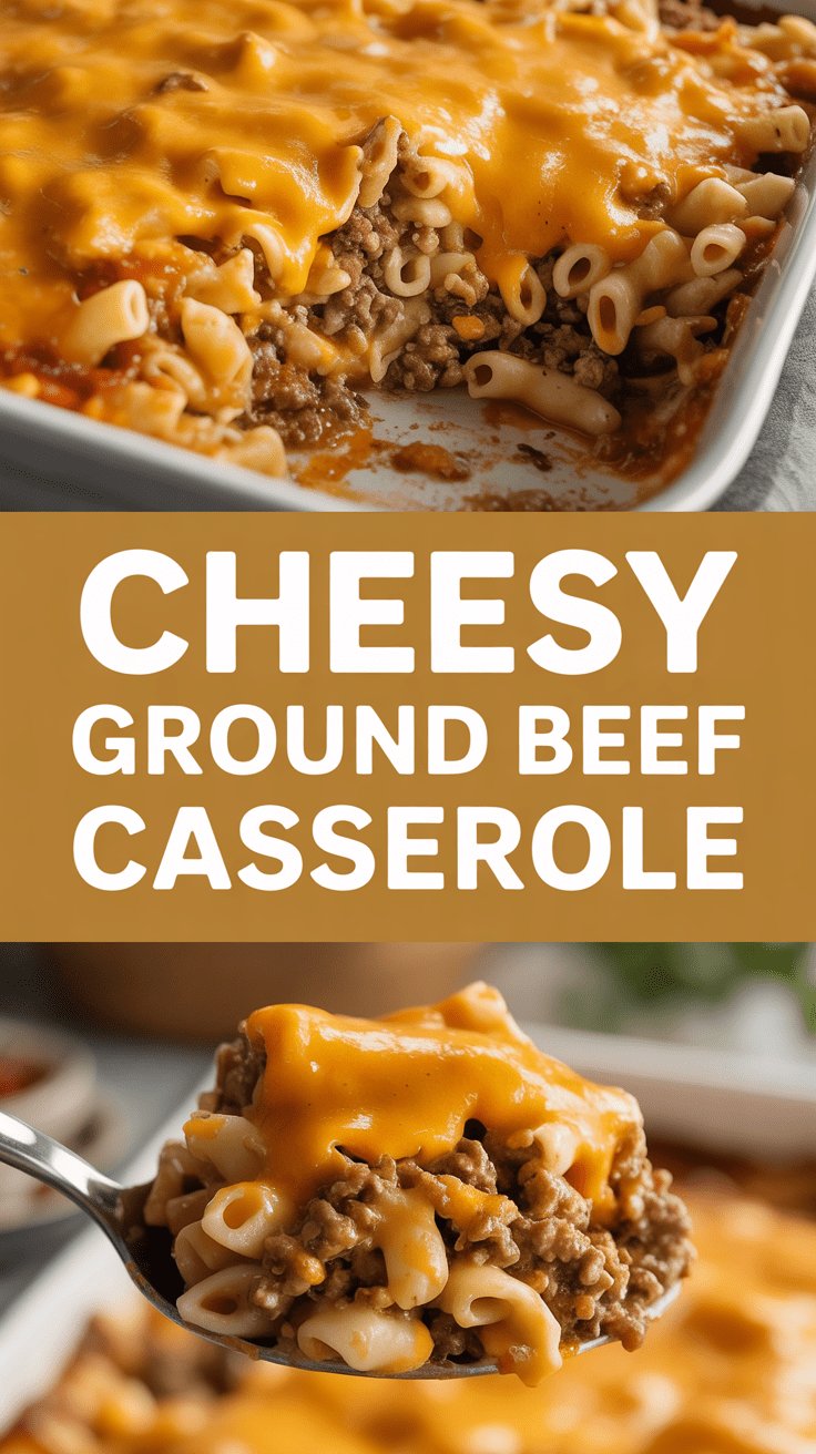 Cheesy Ground Beef Casserole
