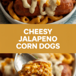 Cheesy Jalapeno Corn Dogs