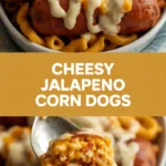 Cheesy Jalapeno Corn Dogs