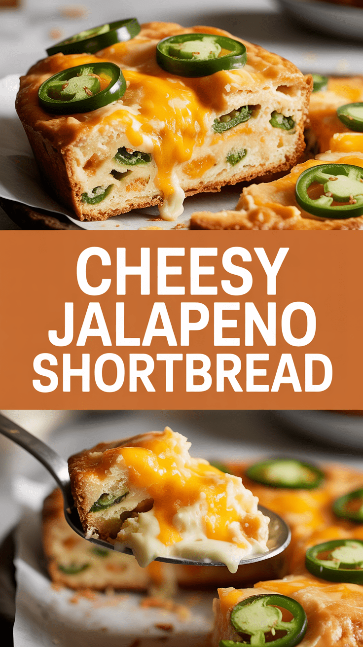 Cheesy Jalapeno Shortbread