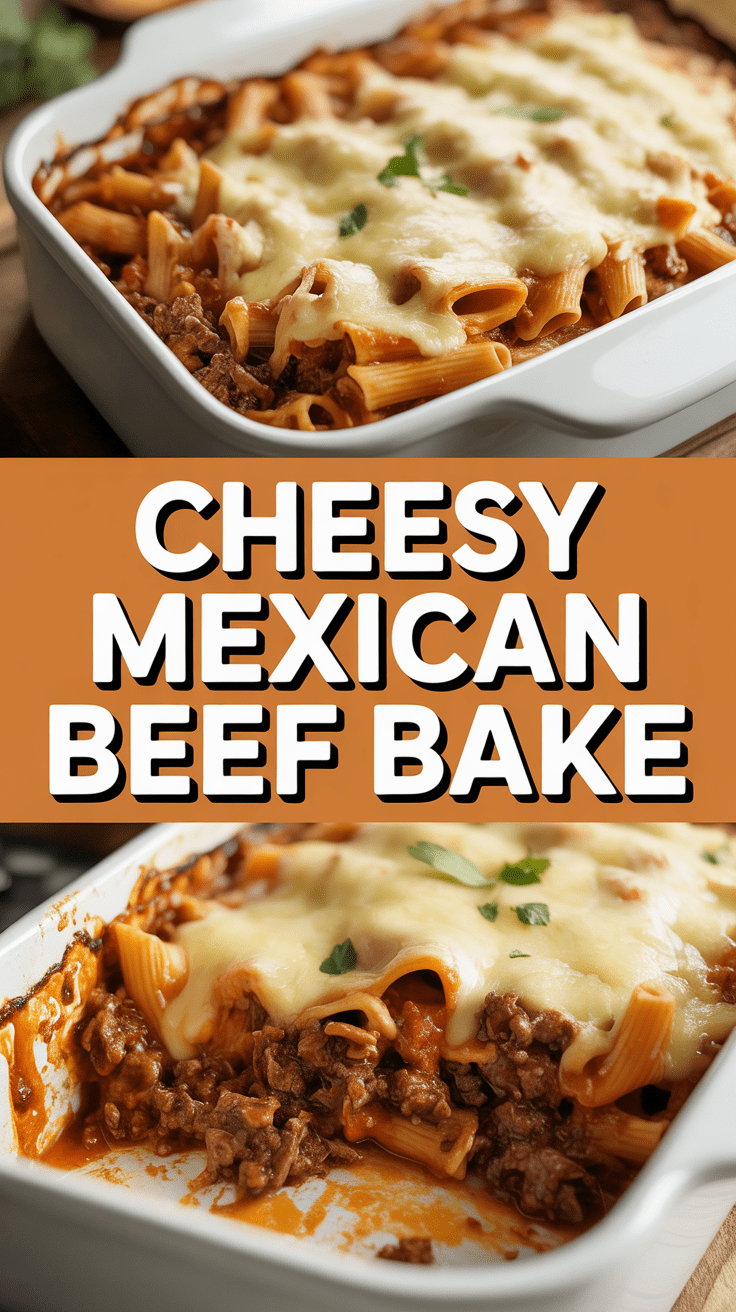 Cheesy Mexican Beef Bake