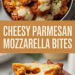 Cheesy Parmesan Mozzarella Bites Cheesy Parmesan Mozzarella Bites