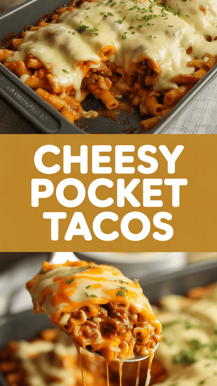 Cheesy Pocket Tacos