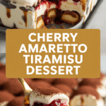 Cherry Amaretto Tiramisu Dessert