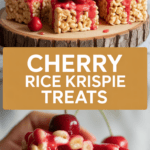 Cherry Rice Krispie Treats