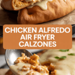 Chicken Alfredo Air Fryer Calzones Chicken Alfredo Air Fryer Calzones