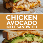 Chicken Avocado Melt Sandwich