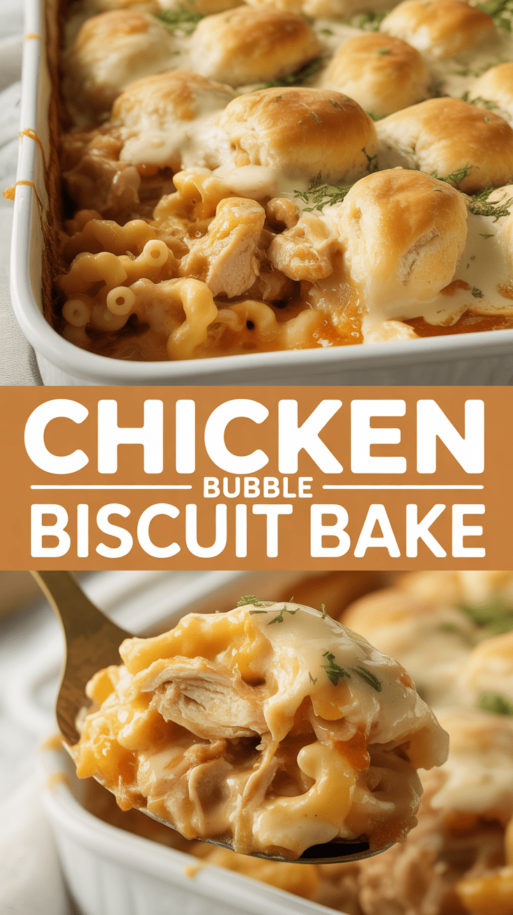 Chicken Bubble Biscuit Bake