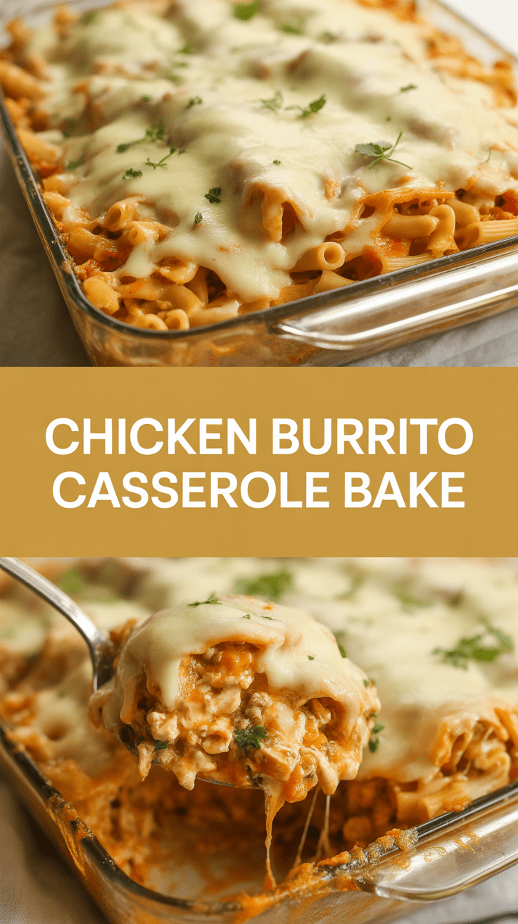 Chicken Burrito Casserole Bake