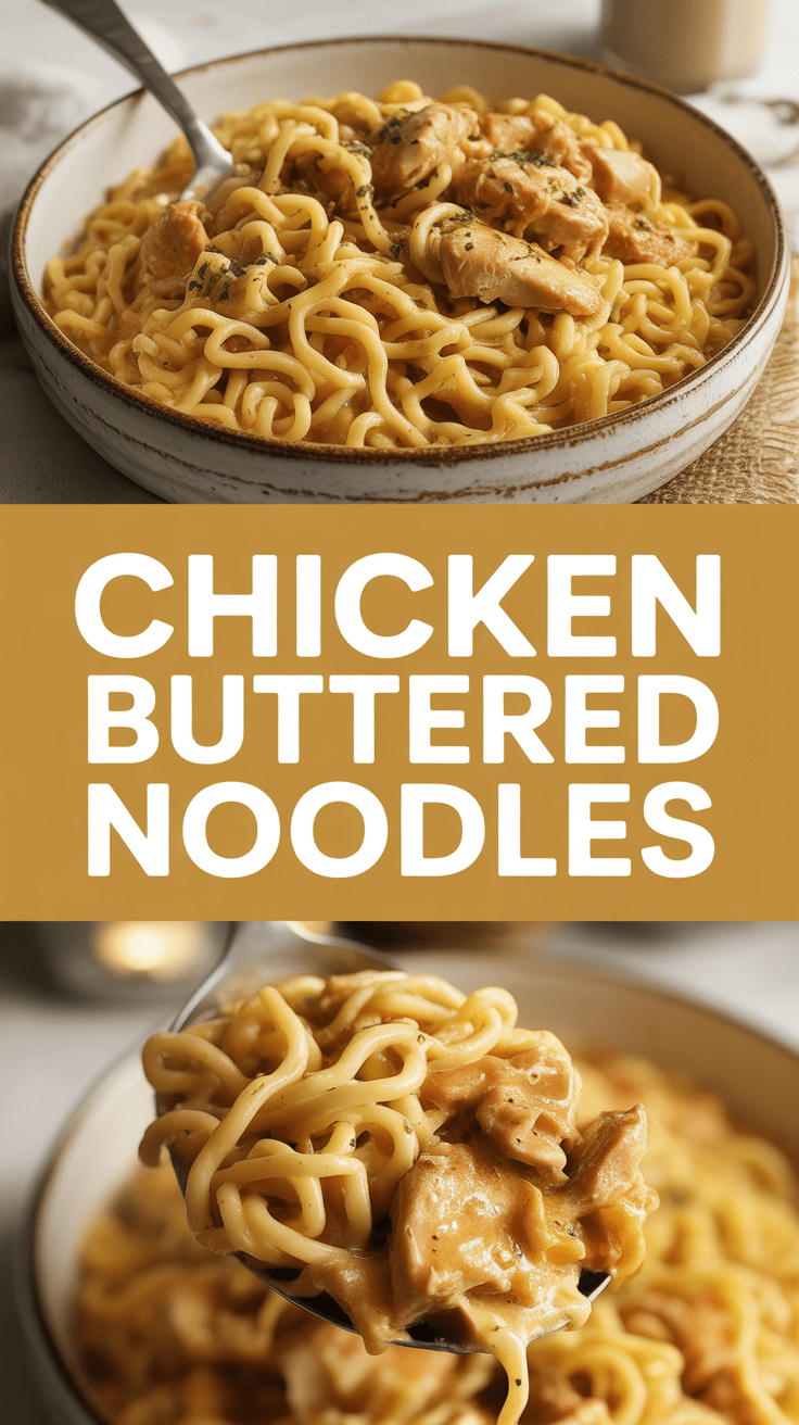 Chicken Buttered Noodles
