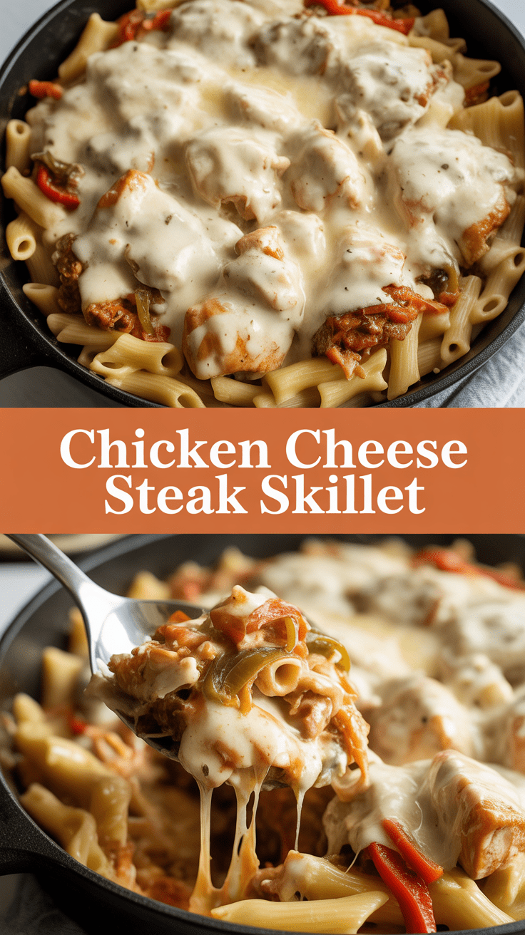 Chicken Cheesesteak Skillet