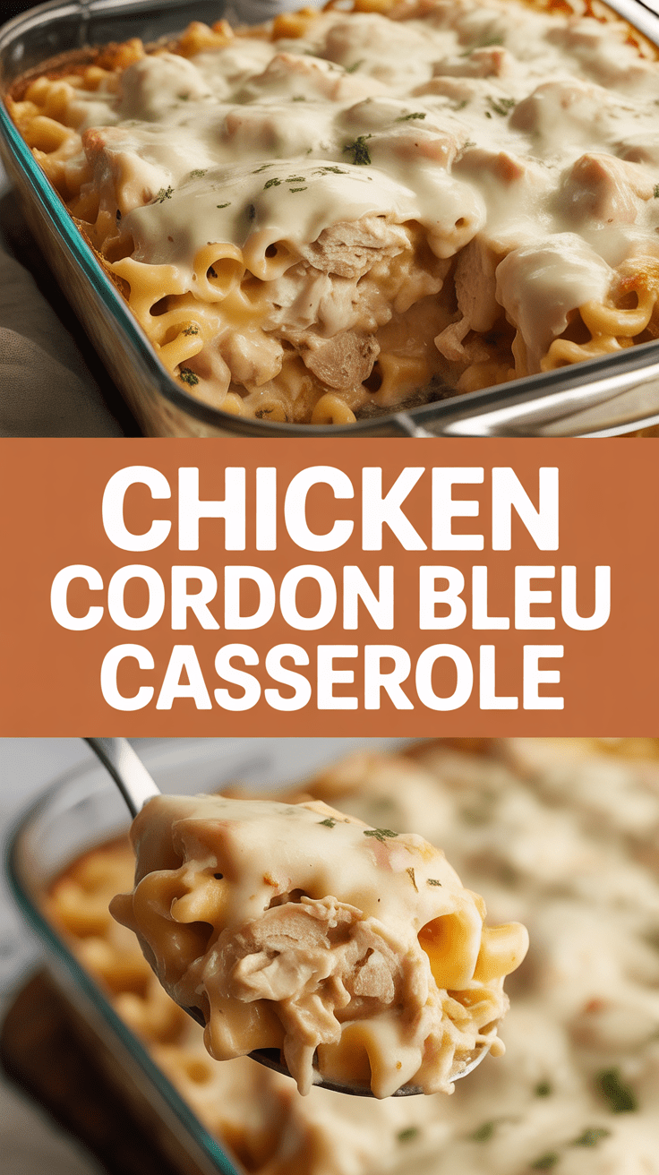 Chicken Cordon Bleu Casserole