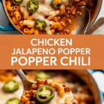 Chicken Jalapeno Popper Chili