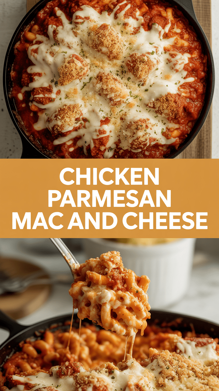 Chicken Parmesan Mac And Cheese