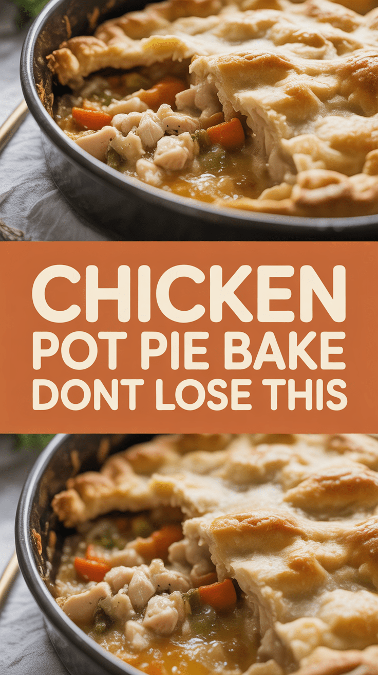 Chicken Pot Pie Bake Dont Lose This