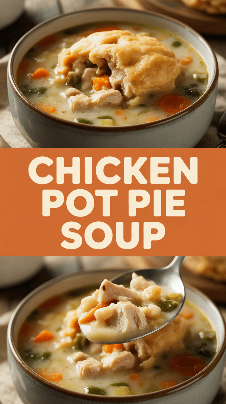 Chicken Pot Pie Soup