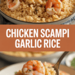 Chicken Scampi Garlic Rice