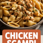 Chicken Scampi Shells