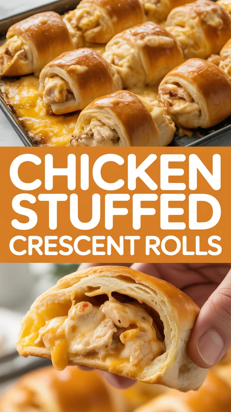Chicken Stuffed Crescent Rolls