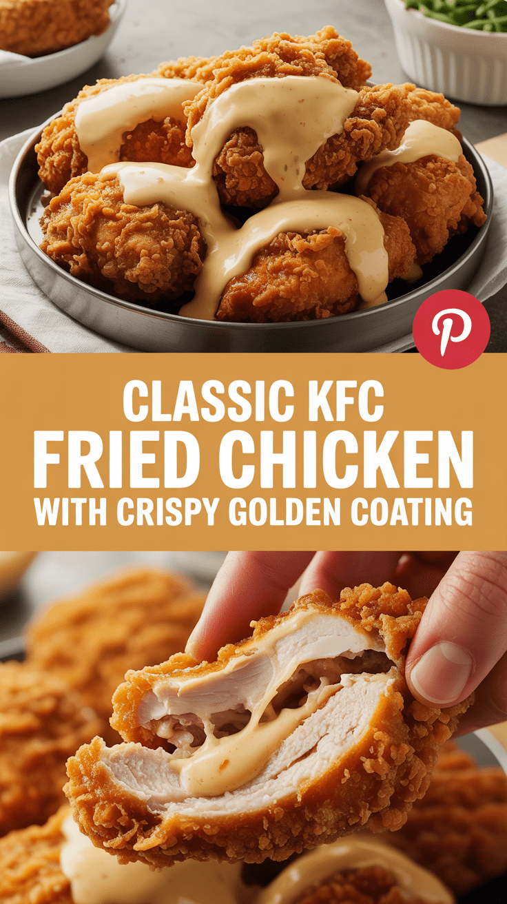 Classic KFC Fried Chicken with Crispy Golden Coating