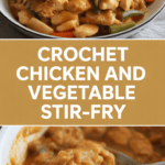 Crochet Chicken and Vegetable Stir-Fry