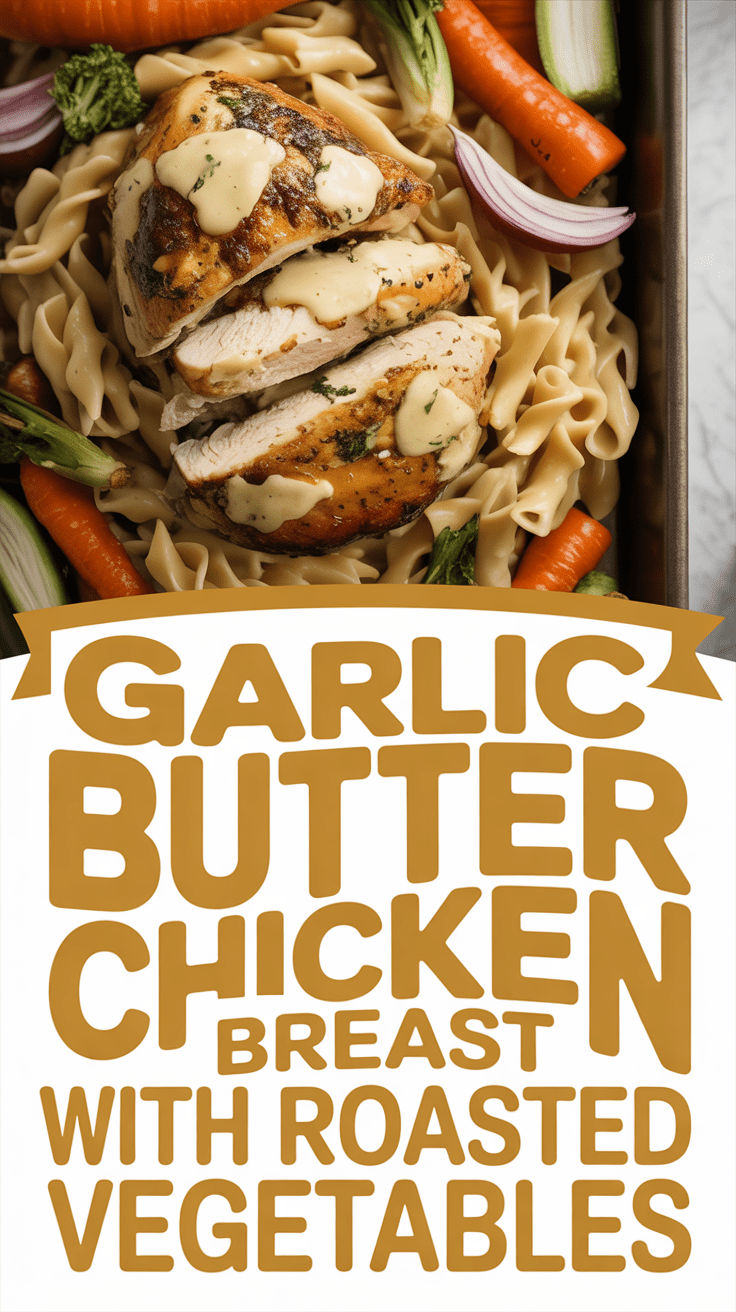 Garlic Butter Chicken Breast with Roasted Vegetables