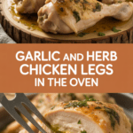 Garlic and Herb Chicken Legs in the Oven