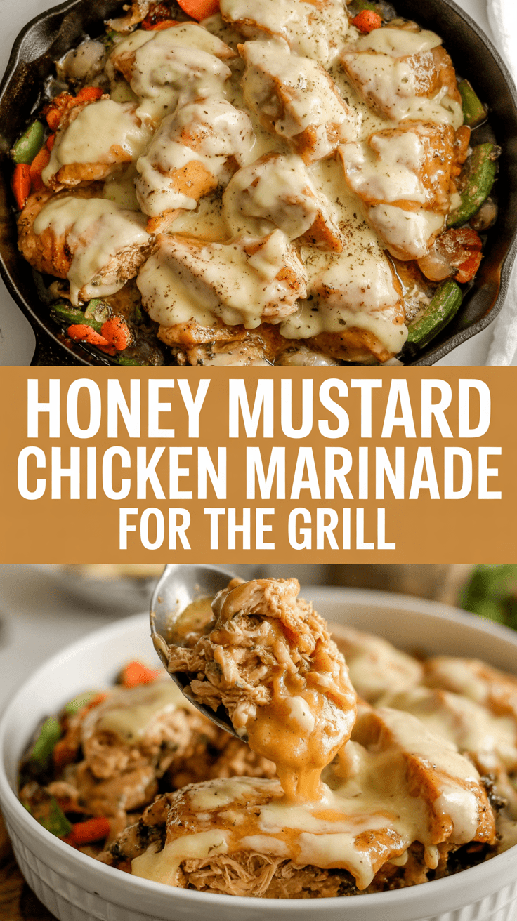 Honey mustard chicken marinade for the grill
