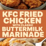 KFC fried chicken with classic buttermilk marinade KFC fried chicken with classic buttermilk marinade