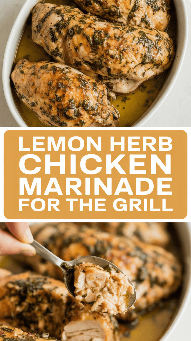 Lemon Herb Chicken Marinade for the Grill