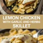 Lemon chicken with garlic and herbs skillet Lemon chicken with garlic and herbs skillet