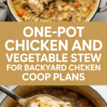 One-Pot Chicken and Vegetable Stew for Backyard Chicken Coop Plans