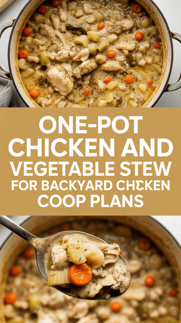 One-Pot Chicken and Vegetable Stew for Backyard Chicken Coop Plans