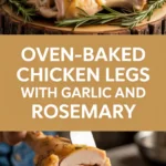 Oven-Baked Chicken Legs with Garlic and Rosemary