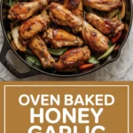 Oven Baked Honey Garlic Chicken Wings Oven Baked Honey Garlic Chicken Wings