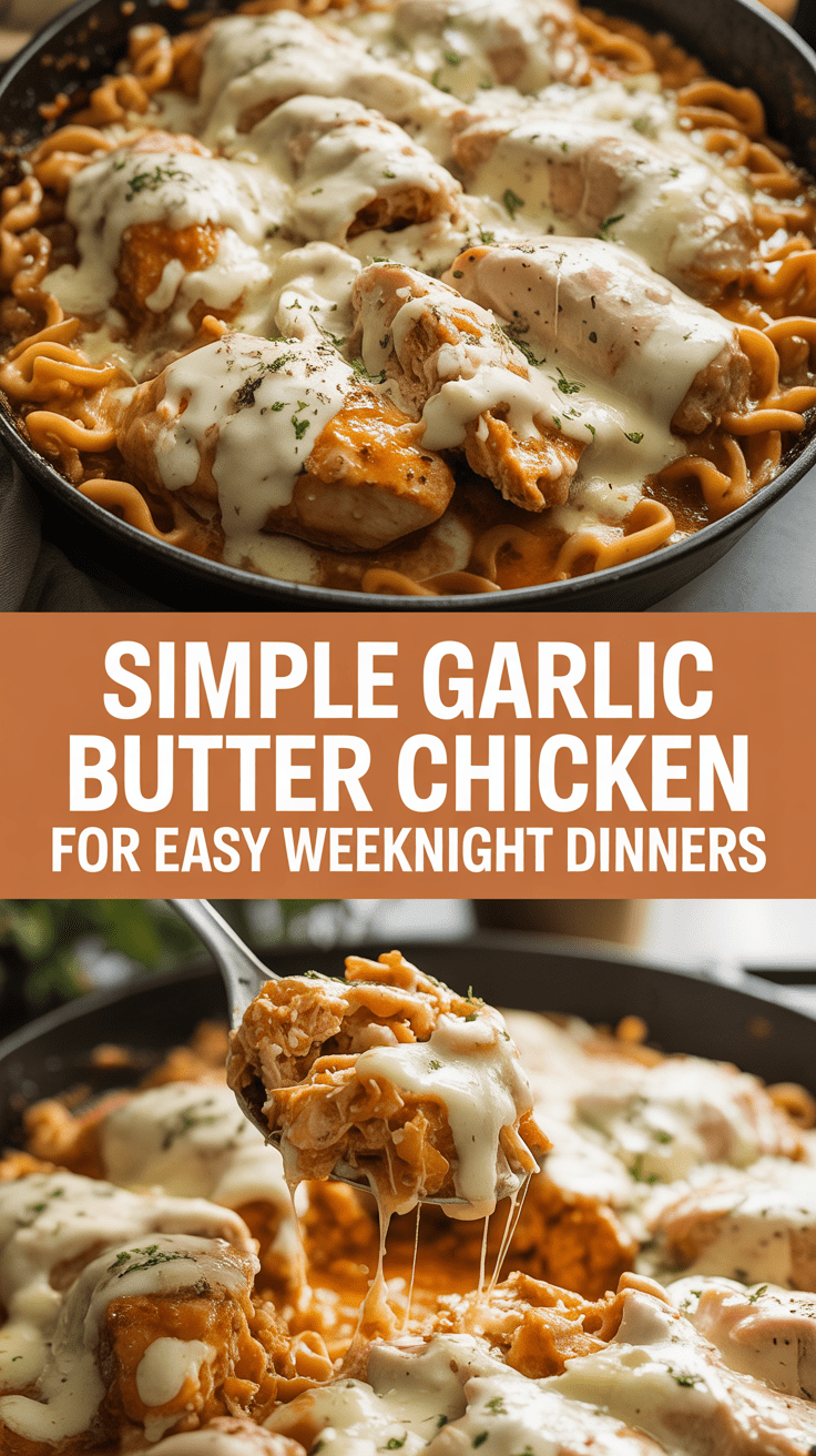 Simple garlic butter chicken for easy weeknight dinners